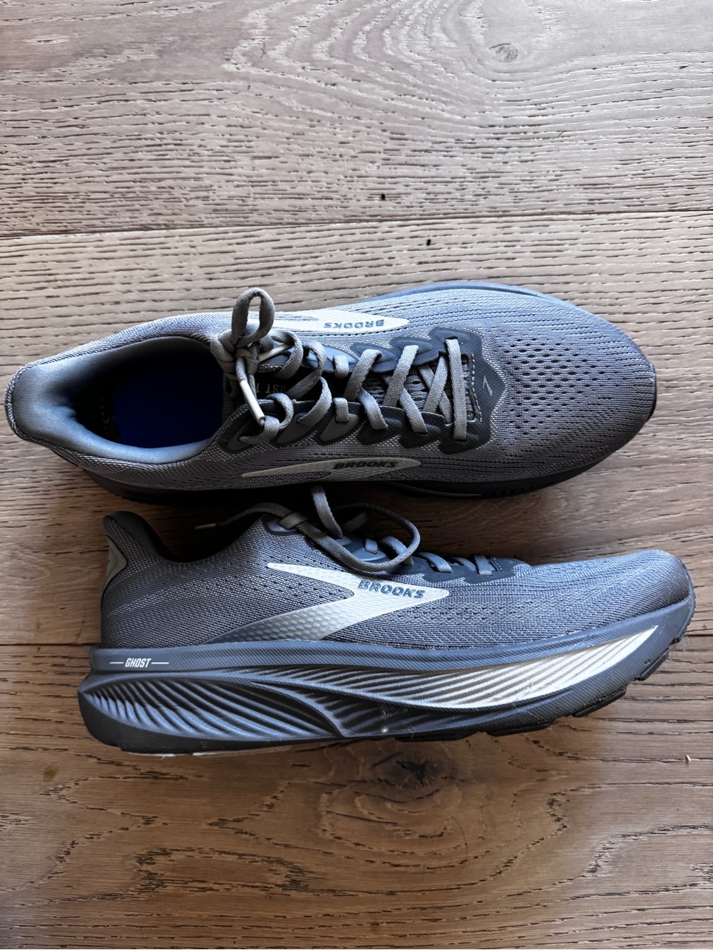 Brooks Men’s Ghost 17 Running Shoes US 9.5 Gray